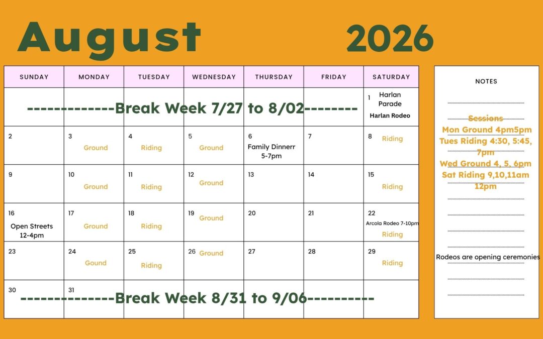 August 2026 Calender